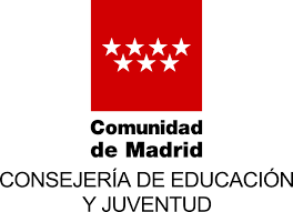 Logo Consejería de Educación Comunidad de Madrid.